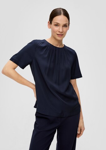 s.Oliver BLACK LABEL Bluse i blå: forside