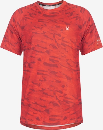 Spyder Koszulka funkcyjna w kolorze czerwony: przód