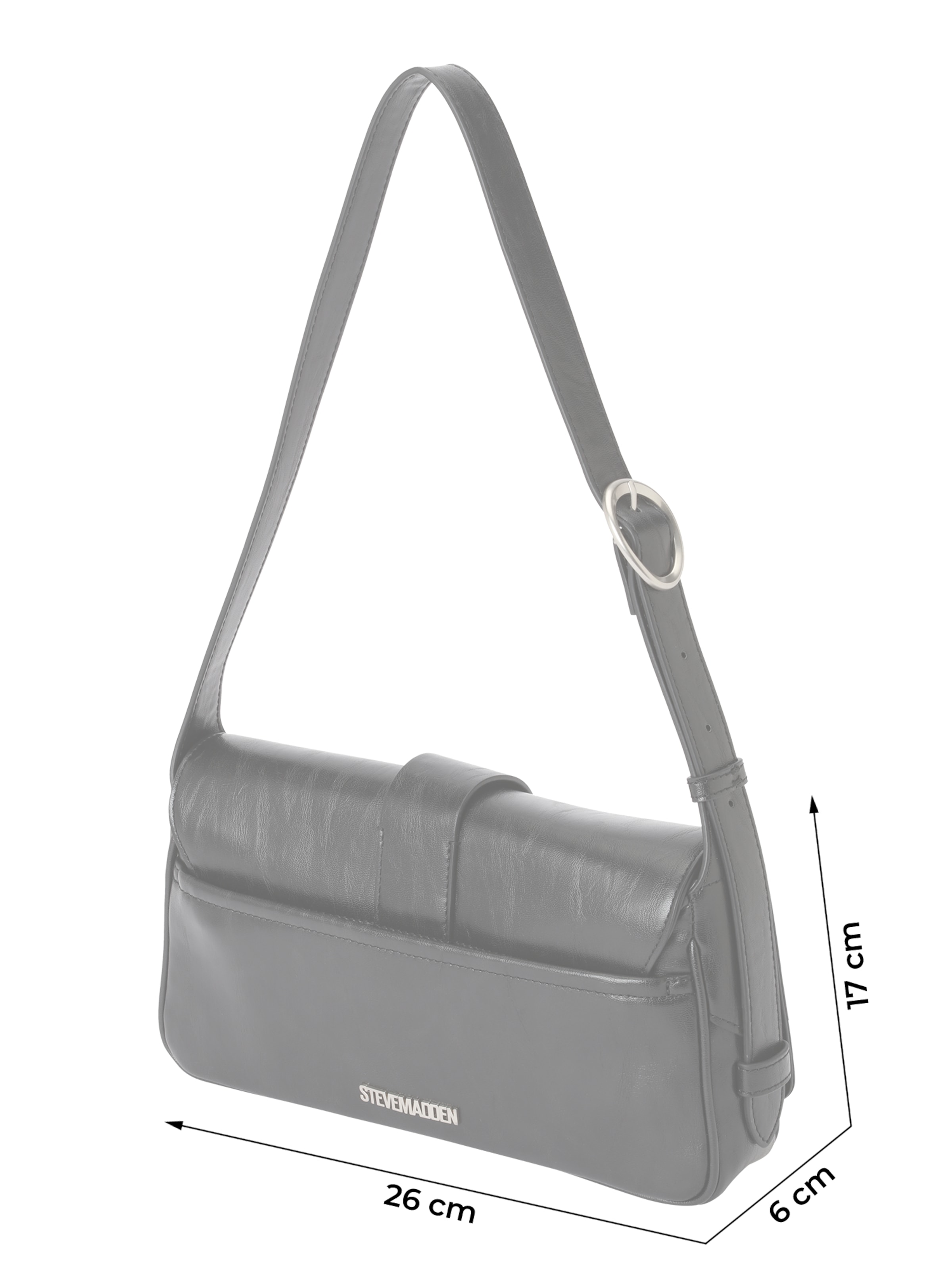 Geantă de umăr 'Bcelena' de la STEVE MADDEN pe negru