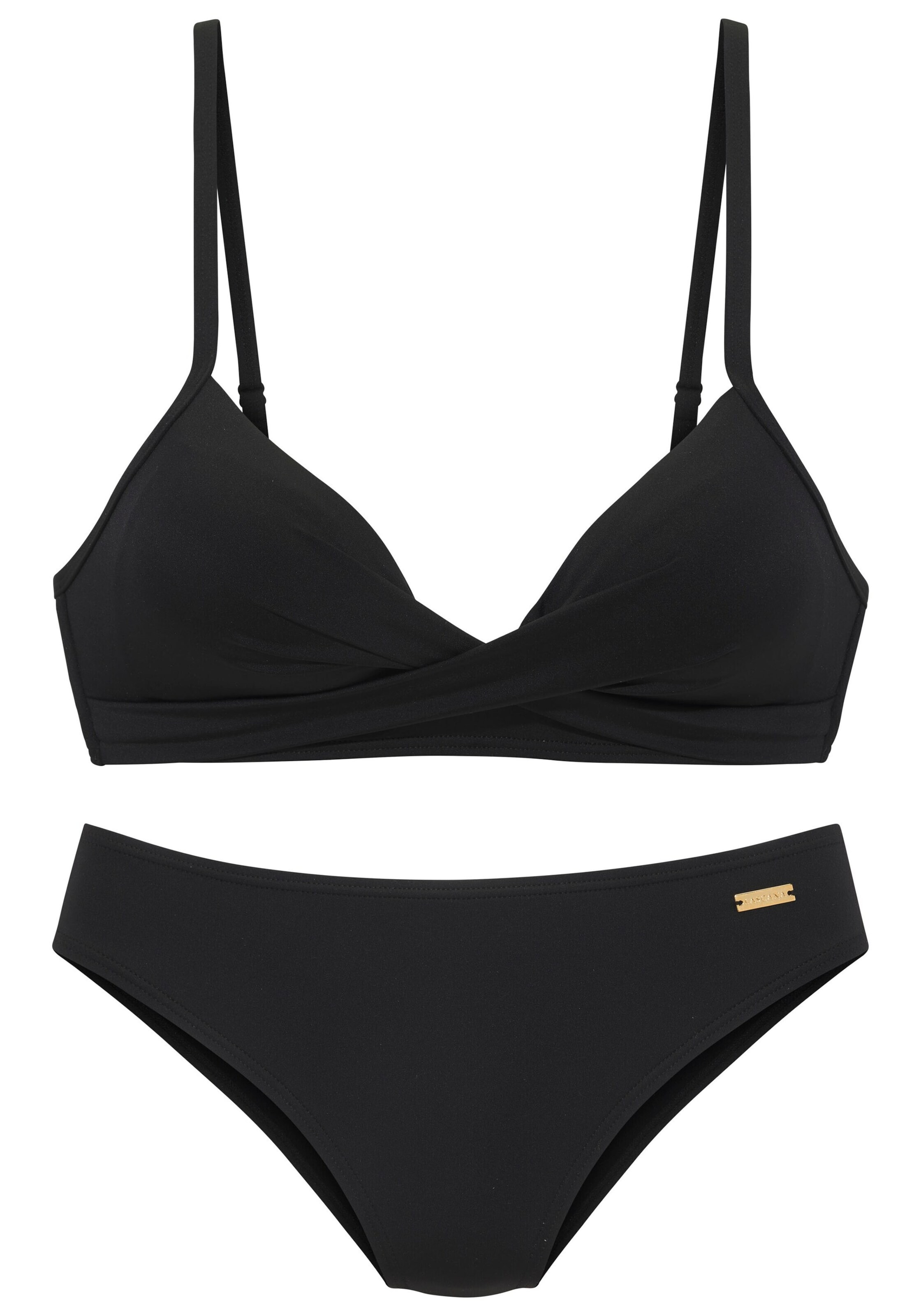 LASCANA Bikini in Schwarz: Vorderseite
