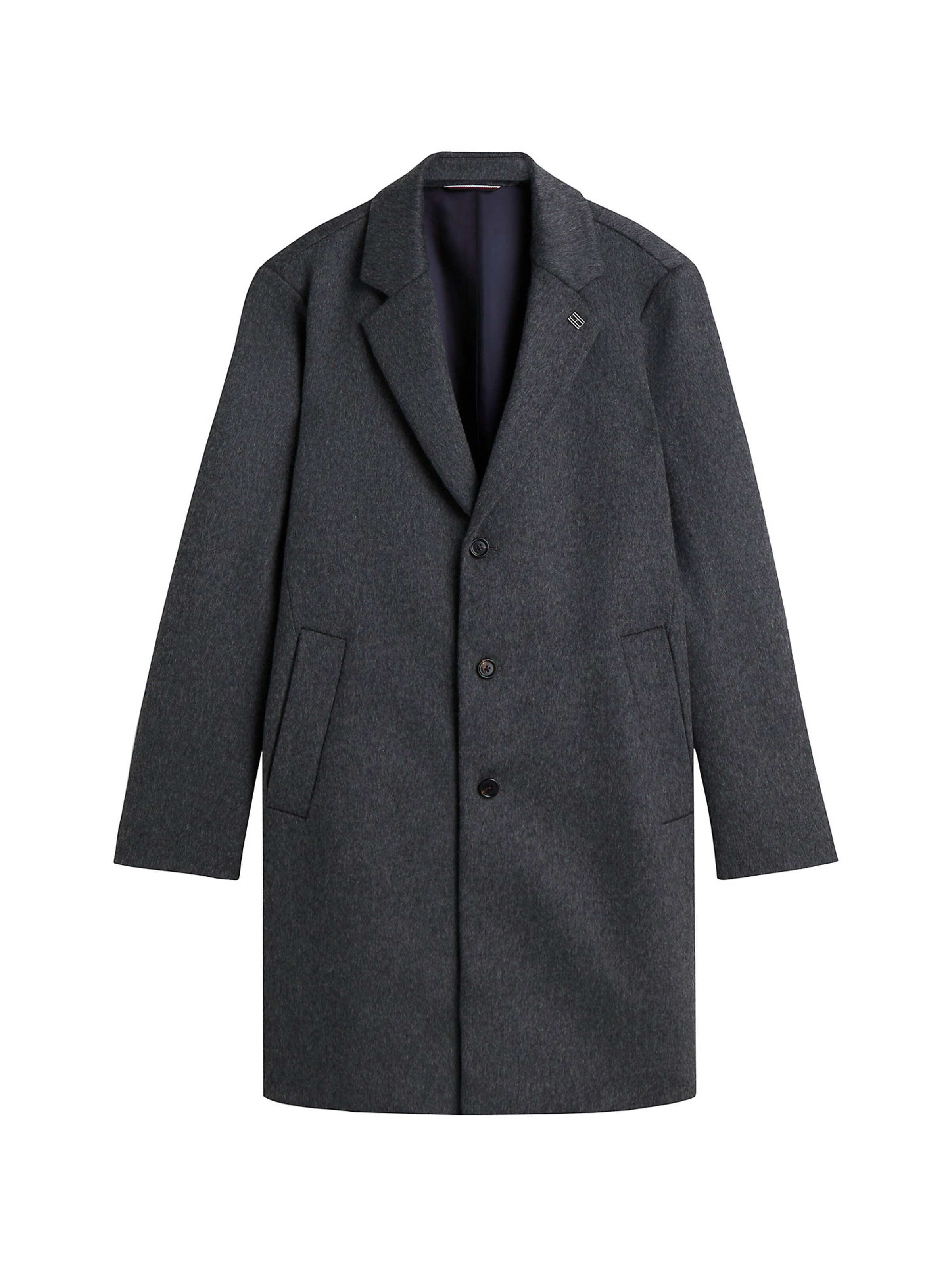 TOMMY HILFIGER Between-seasons coat 'New York' in Grey: front