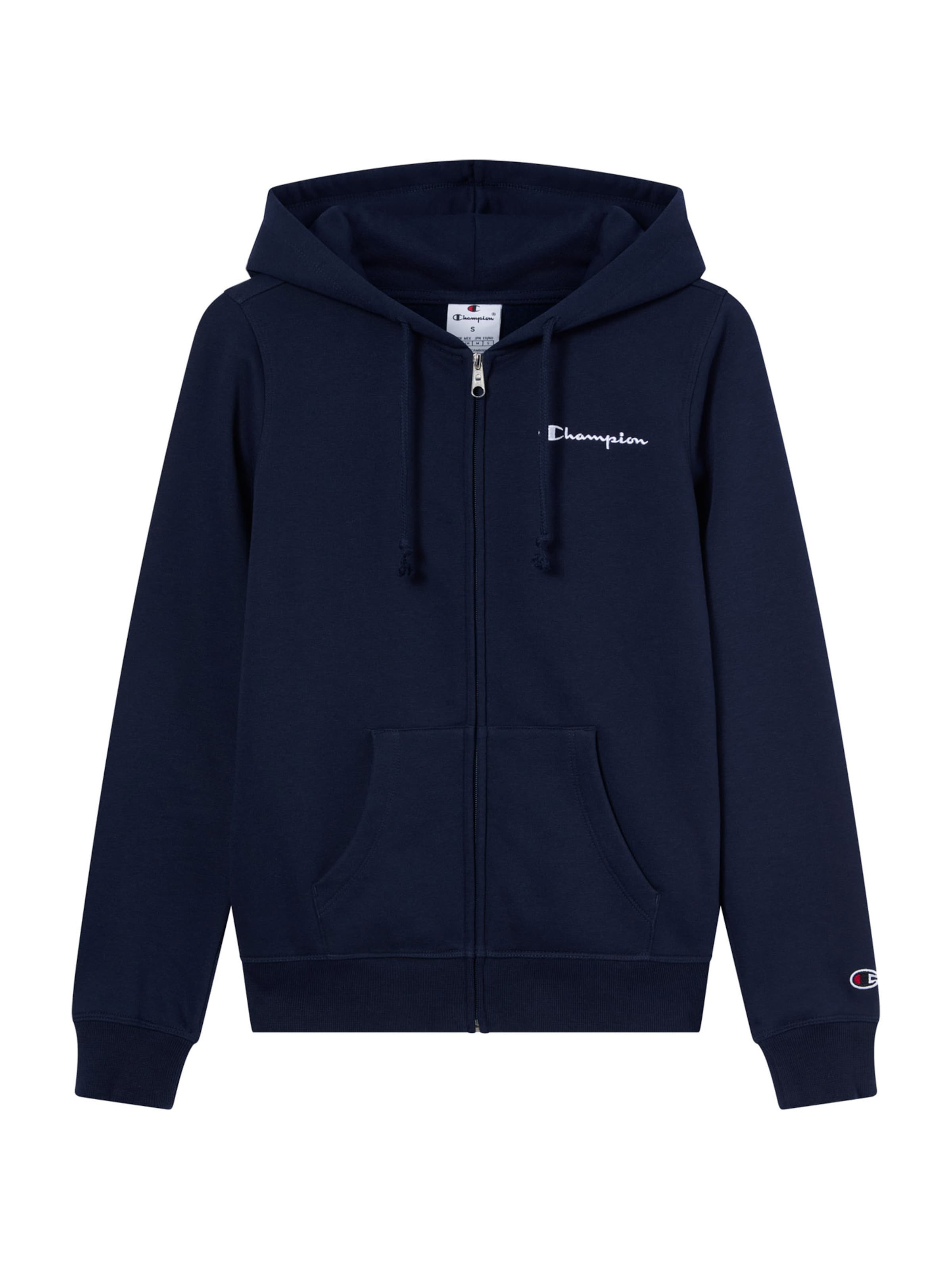 Veste de survêtement Champion Authentic Athletic Apparel en bleu : devant