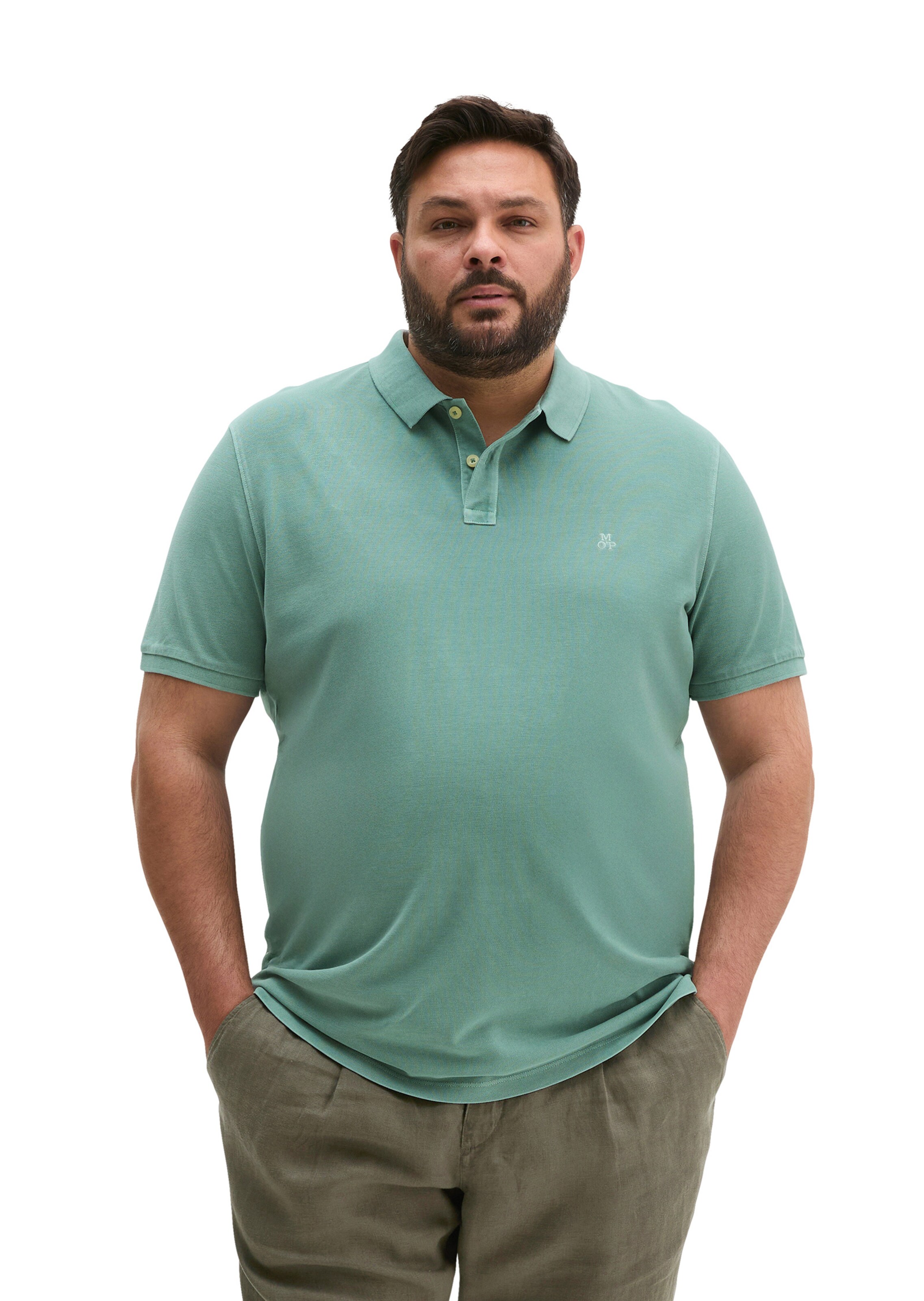 Marc O'Polo Shirt in Groen: voorkant