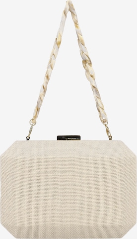 Usha - Bolso de noche en blanco: frente