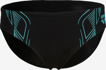 ARENA Athletic Swimwear 'REFLECTING' in Black: front