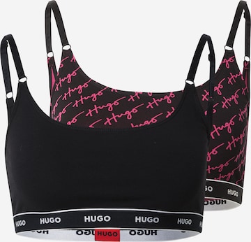 HUGO Red - Soutien Bustier Soutien em castanho: frente