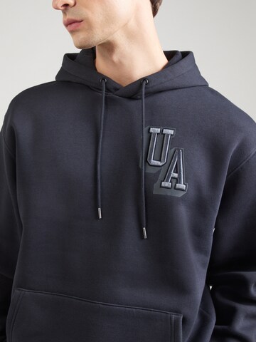 UNDER ARMOUR Αθλητική μπλούζα φούτερ σε μαύρο