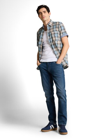 TOM TAILOR Regular fit Button Up Shirt in Blue