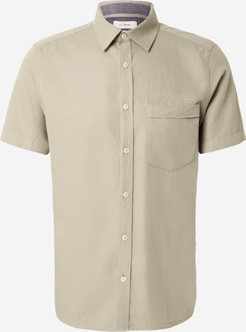 s.Oliver Regular Fit Hemd in Grün: Vorderseite