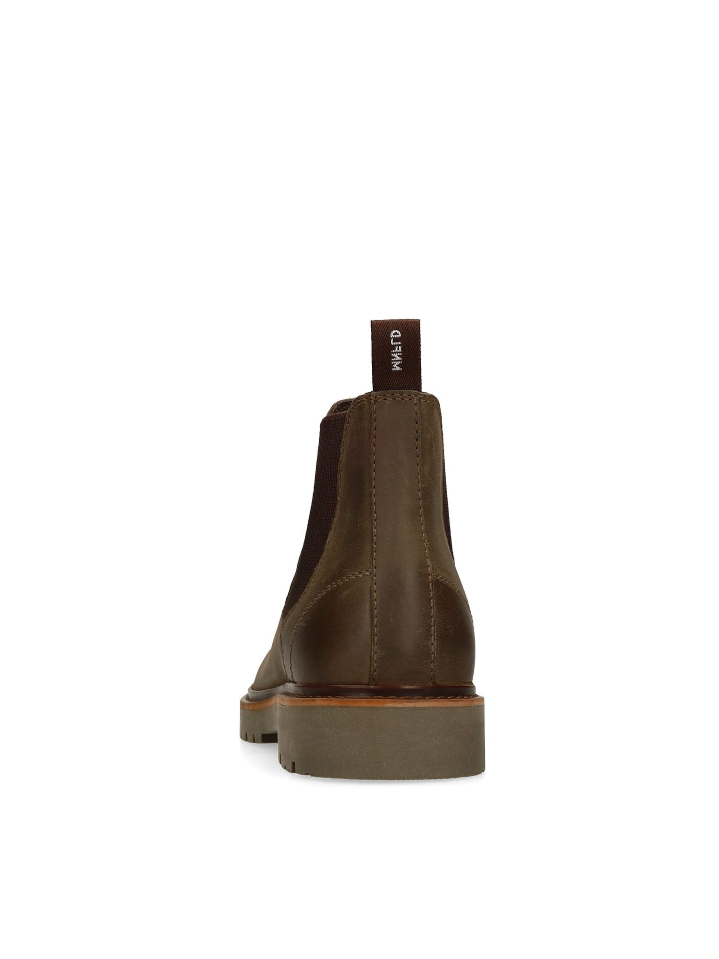 MANFIELD Chelsea Boots in Grün
