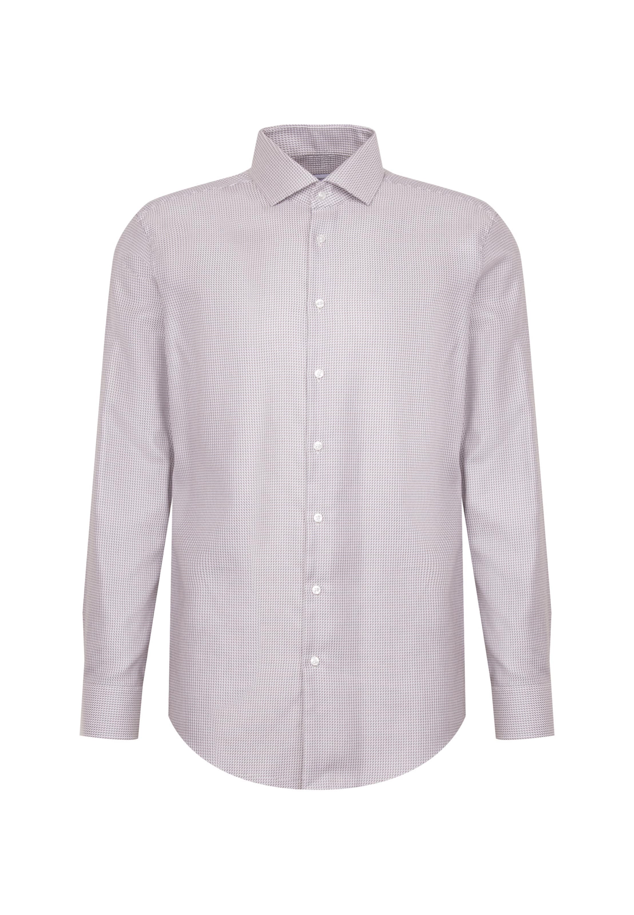 Coupe regular Chemise business 'Schwarze Rose' SEIDENSTICKER en blanc : devant