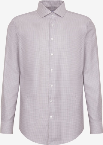 Coupe regular Chemise business 'Schwarze Rose' SEIDENSTICKER en blanc : devant