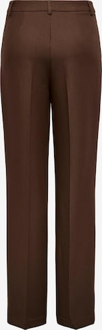 ONLY Regular Pleated Pants 'NICOLE' in Brown