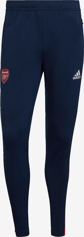 ADIDAS SPORTSWEAR Workout Pants 'FC Arsenal Condivo 22' in Blue: front