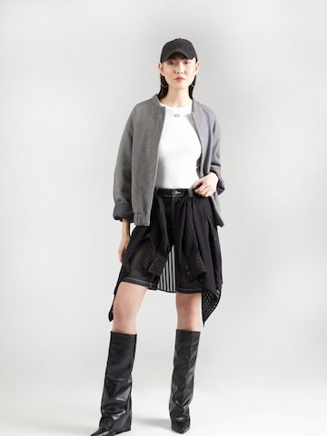 DIESEL Shirts 'T-UNCUTIESLONG' i hvid