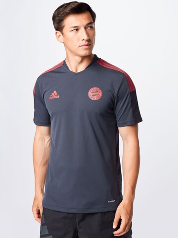 Maillot 'FC Bayern München Tiro' ADIDAS PERFORMANCE en gris : devant