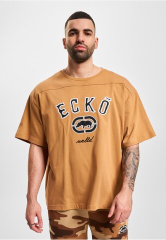 Ecko Unlimited T-Shirt in Braun: Vorderseite