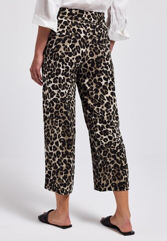 STREET ONE Wide leg Trousers 'Emee' in Black