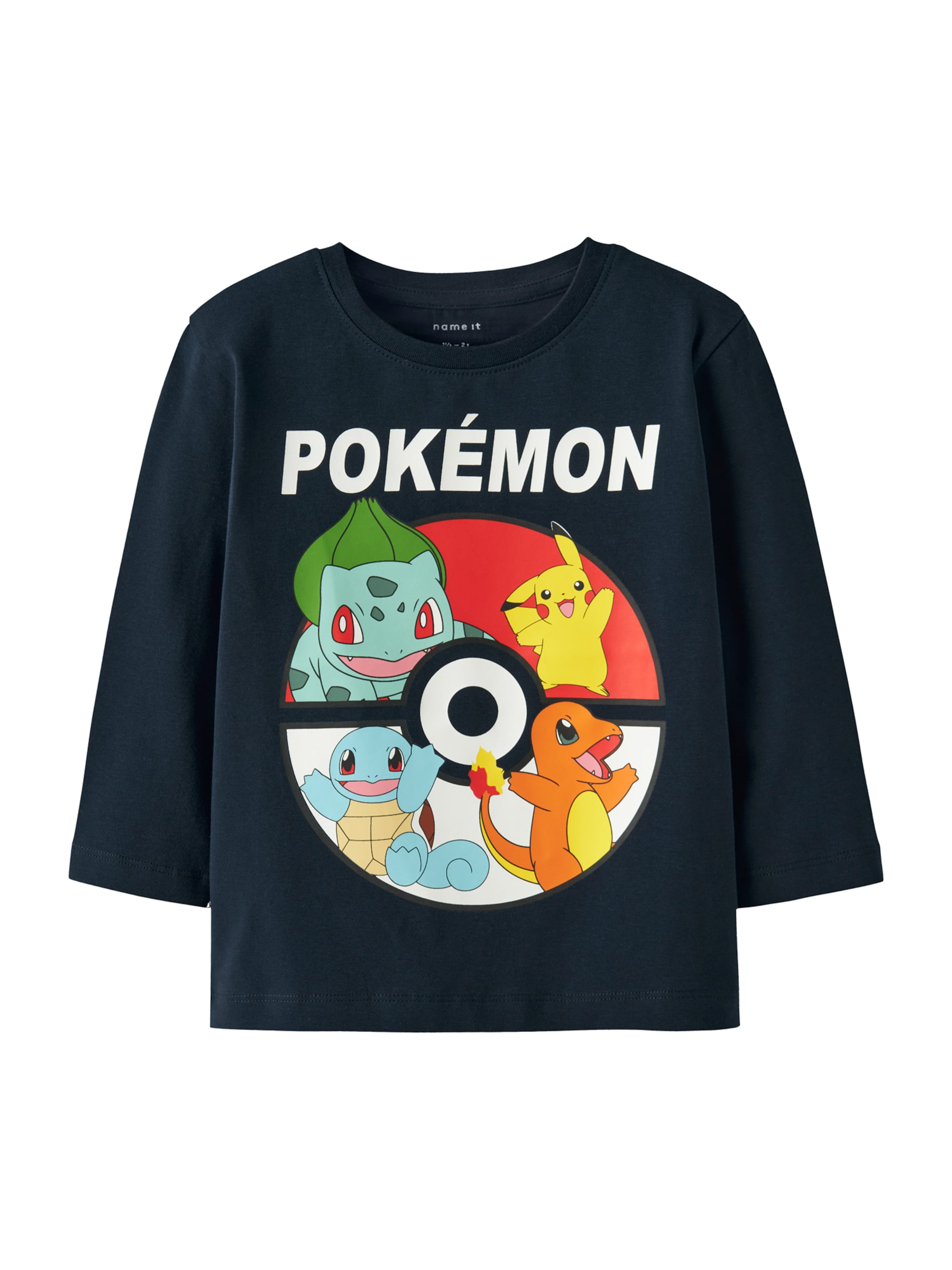 Maglietta NAME IT di colore navy / blu chiaro / arancione / rosso, Visualizzazione prodotti