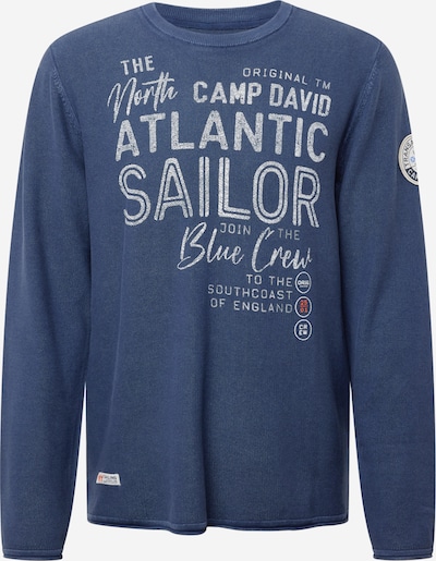 CAMP DAVID Pulover 'Atlantic Crossing' | mornarska / off-bela barva, Prikaz izdelka
