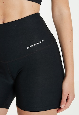 ENDURANCE Skinny Workout Pants 'Puglia' in Black