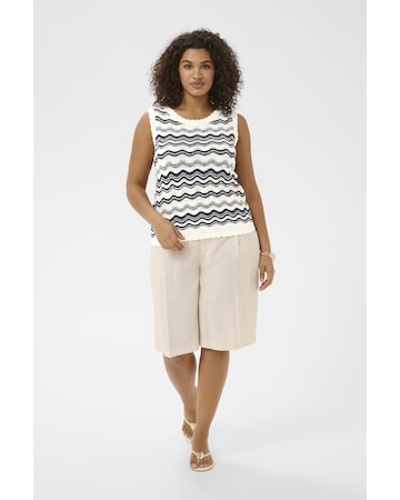 KAFFE CURVE - Top en blanco