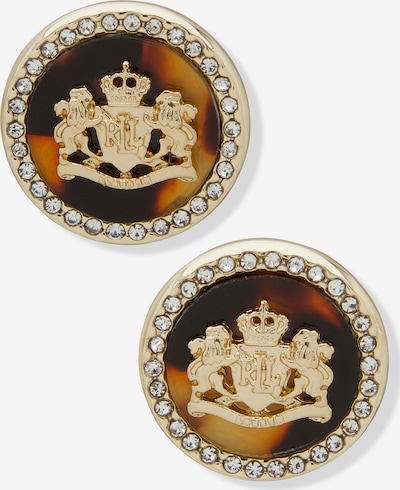 Lauren Ralph Lauren Серьги в Коньячный / Темно-коричневый / Золотой, Обзор товара
