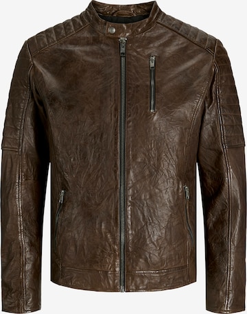 JACK & JONES Демисезонная куртка 'Richard' в Коричневый: спереди