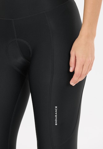 ENDURANCE Skinny Fahrradtights 'Jayne V2' in Schwarz