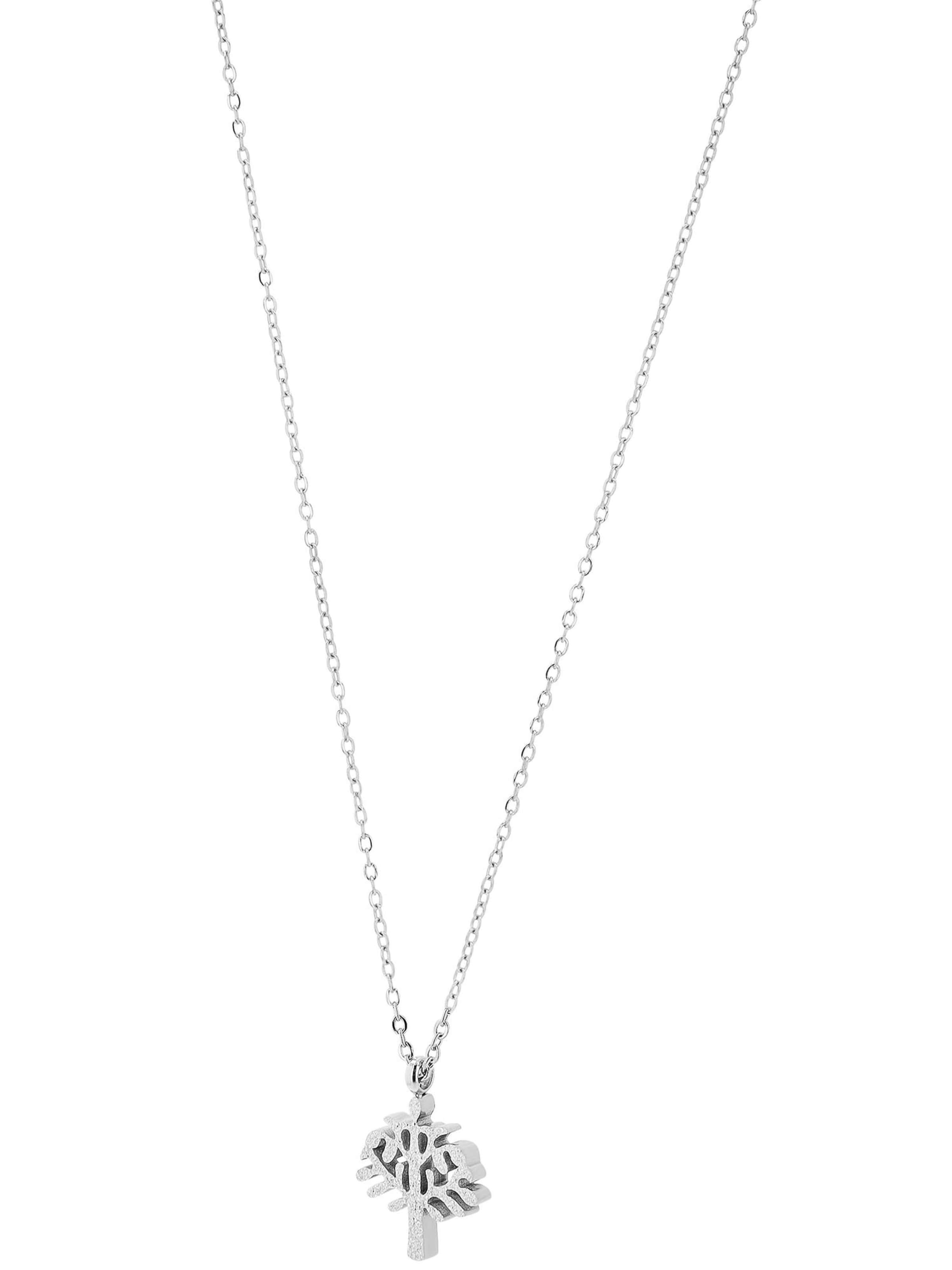 Akzent Schmuckset 'Edelstahl silber'‌‌‌ in Silber