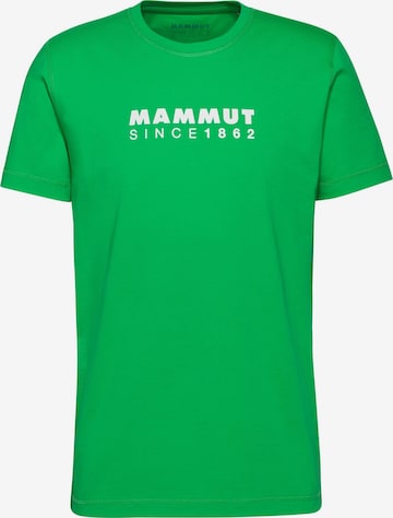 MAMMUT Funktionsshirt ‘Core’ in Grün: Vorderseite