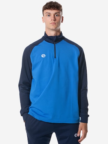 Stark Soul - Sweatshirt de desporto 'WARM UP' em azul: frente