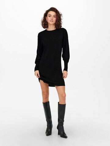 ONLY Strickkleid in Schwarz