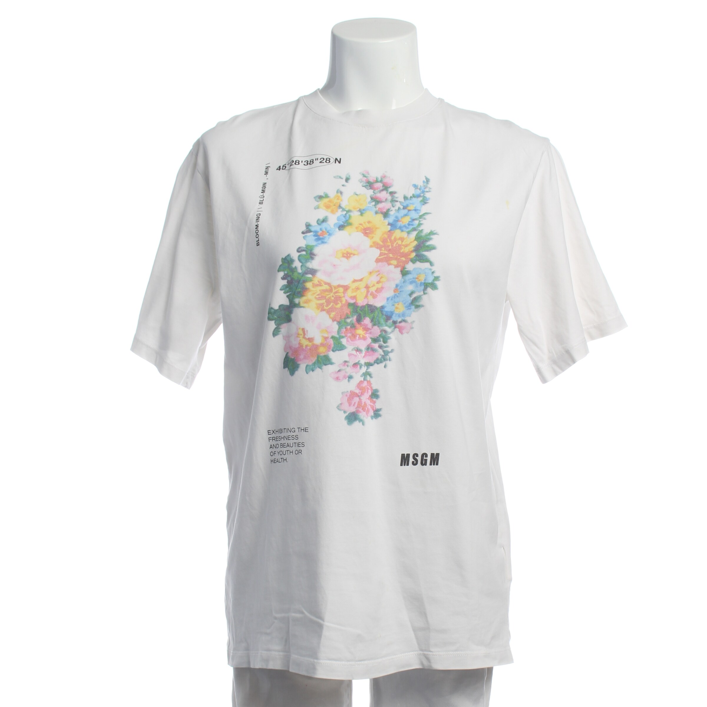 MSGM Top & Shirt in M in White: front