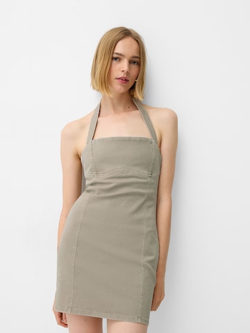 Robe Bershka en marron : devant
