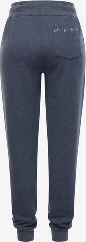 Tapered Pantaloni 'Schmusekätzchen' di NAVAHOO in blu