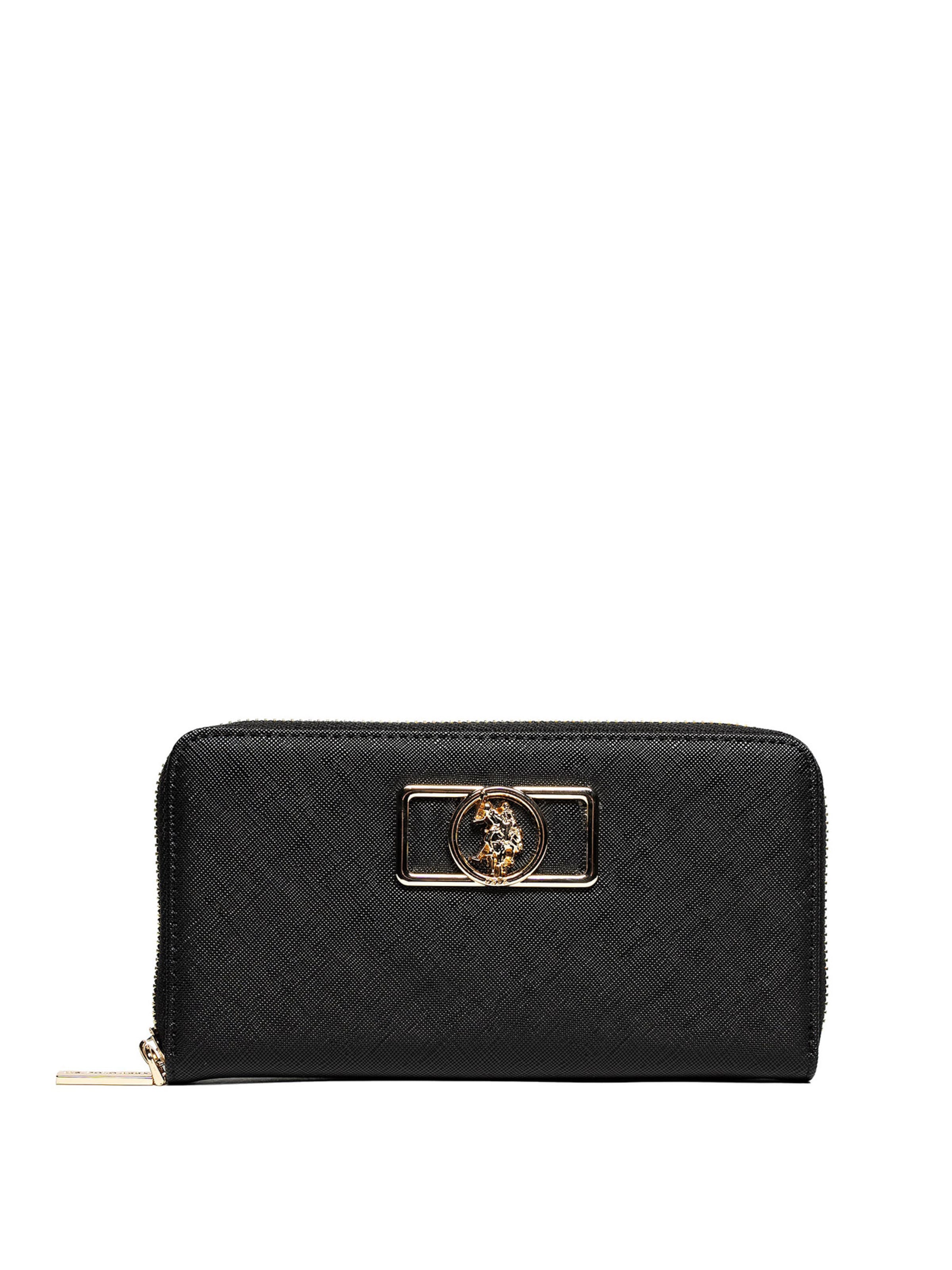 U.S. POLO ASSN. Tegnebog i sort: forside