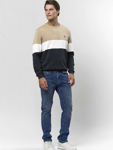 U.S. POLO ASSN. Pullover ' Rene ' in Beige