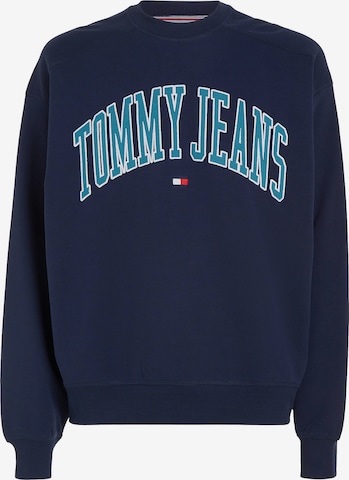 Tommy Jeans Sweatshirt in Blauw: voorkant