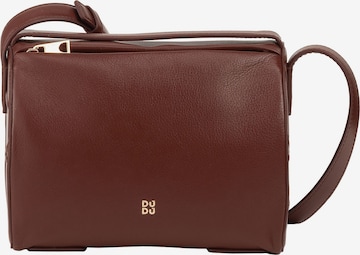 DuDu Umhängetasche 'Up' in Braun: Vorderseite