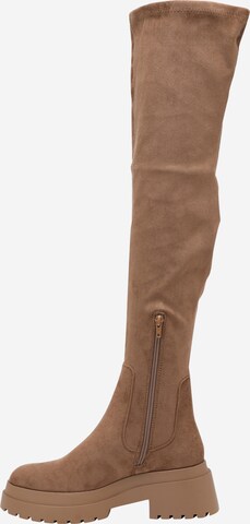 ABOUT YOU Boots 'Mila' in Brown