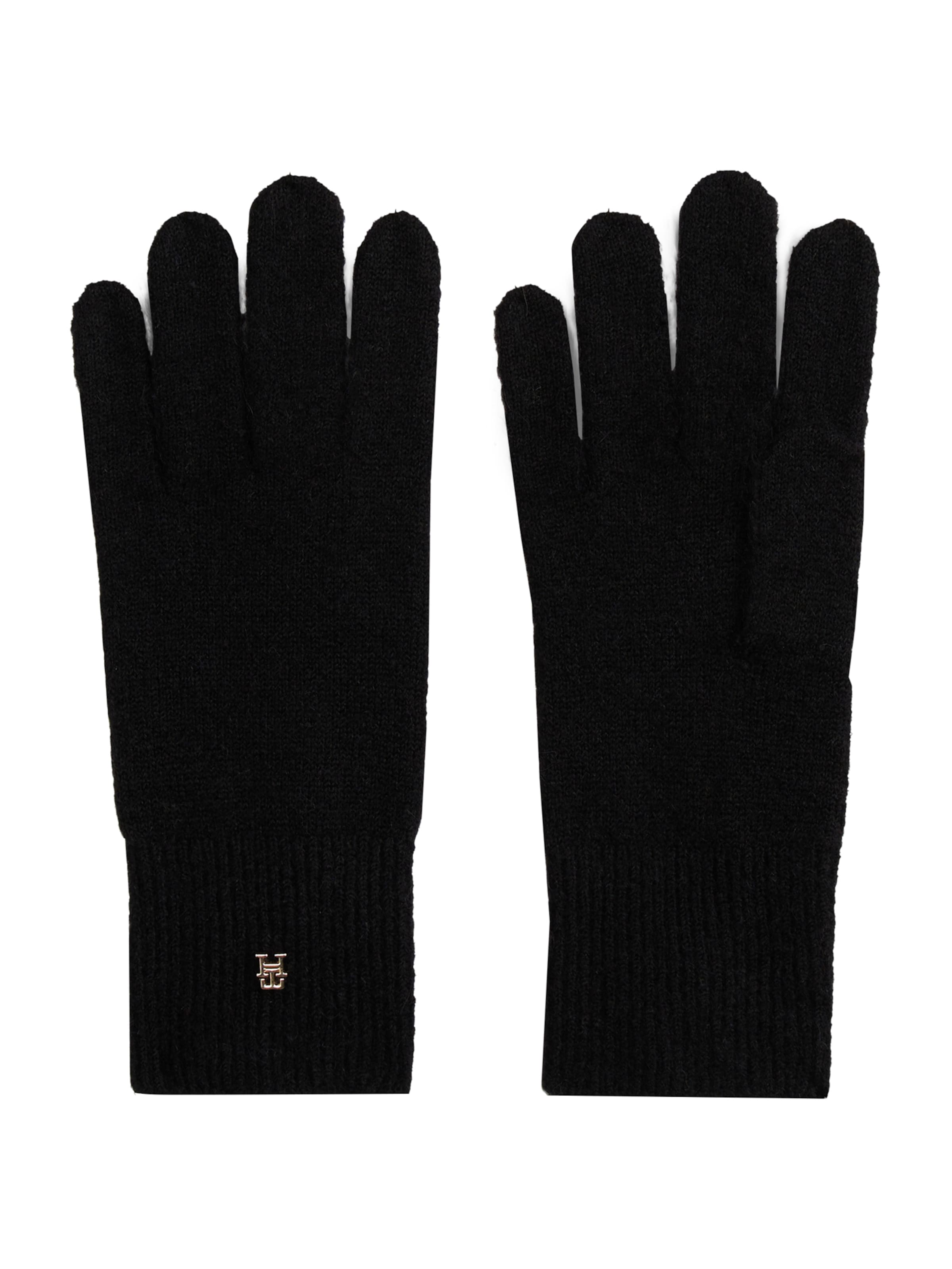 TOMMY HILFIGER Sormikkaat 'CHIC' värissä musta: etupuoli