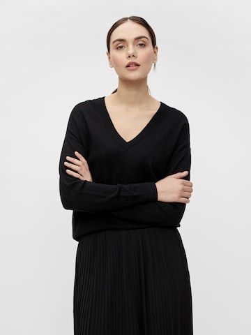 OBJECT Sweater 'Thess' in Black: front