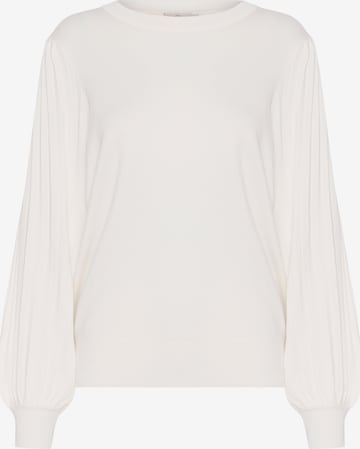 Pull-over 'KA Lone' Kaffe en blanc : devant