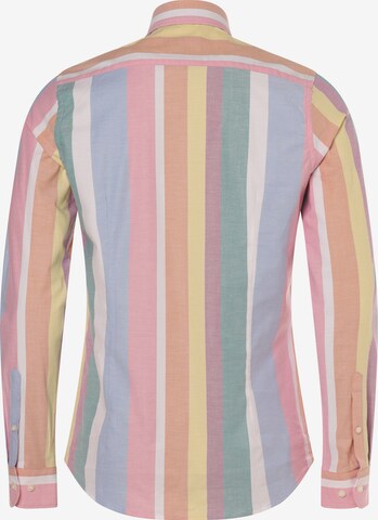 Coupe slim Chemise Nils Sundström en mélange de couleurs