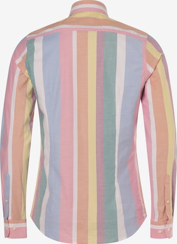 Coupe slim Chemise Nils Sundström en mélange de couleurs