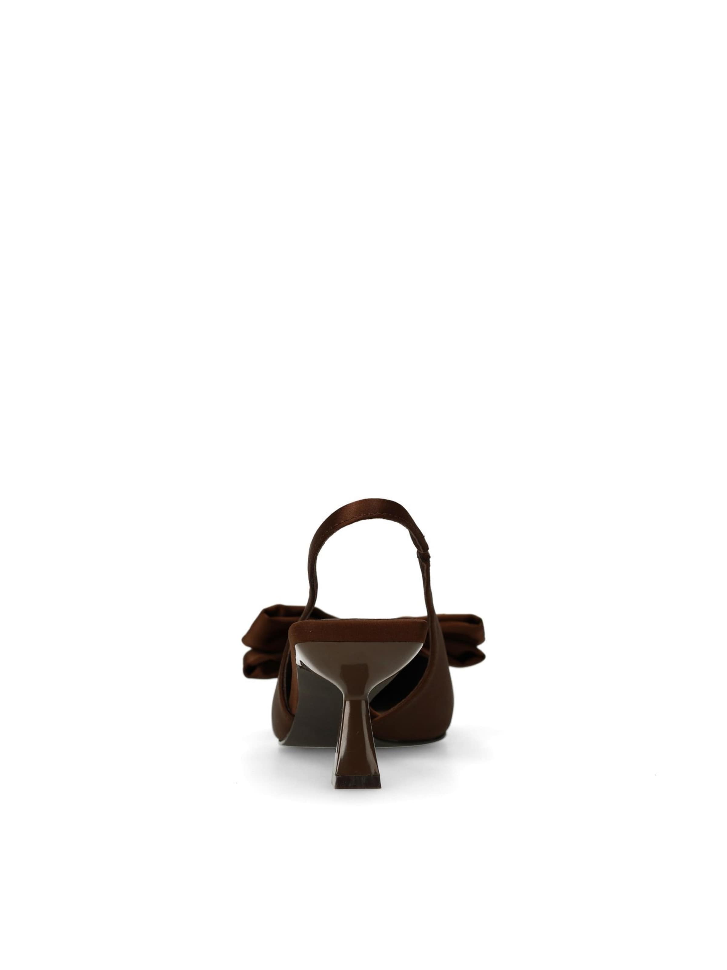 Escarpins à bride arrière SACHA en marron