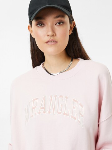 WRANGLER Sweatshirt in Pink