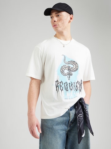 HUGO T-shirt 'Noctornix' i vit: framsida