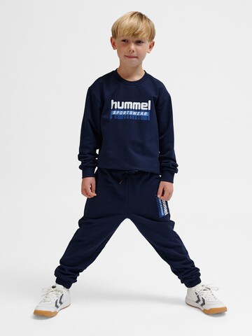 Hummel Tapered Bukser 'Tukas' i blå